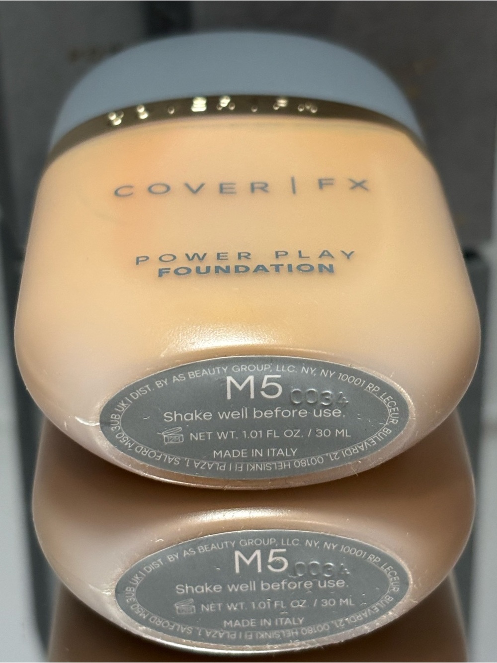 Cover FX Power Play Foundation M5 Medium-to-Tan Olive-Golden - Picture 5 of 5